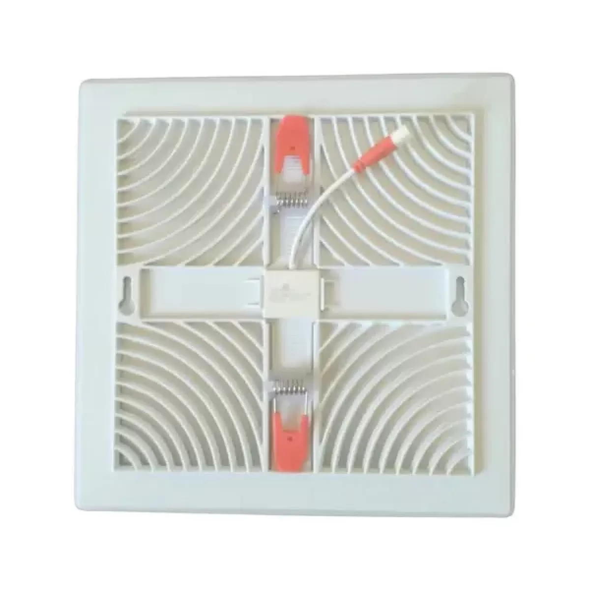 Plafon LED Borda Infinita Embutir Quadrado 36w Branco Quente