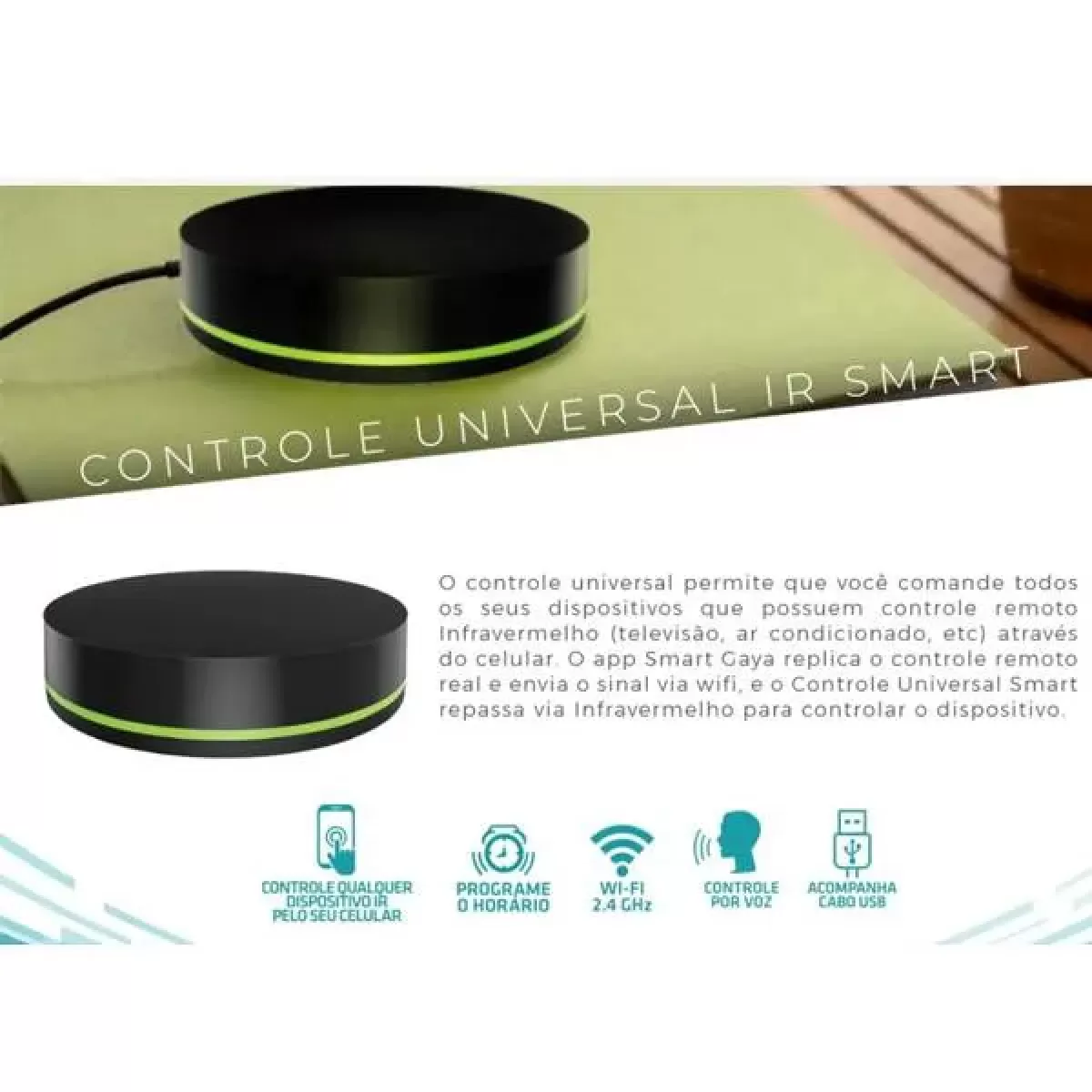 Controle Smart Wifi Ir Universal Gaya