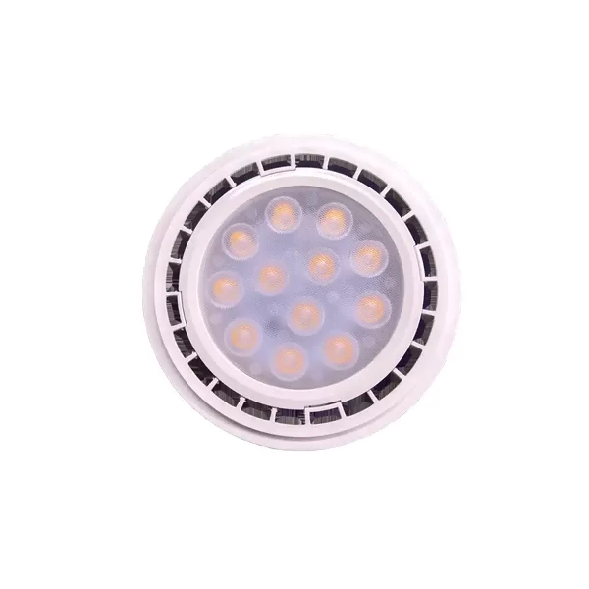 Lampada LED Dicroica GU10 AR111 12w Branco Quente
