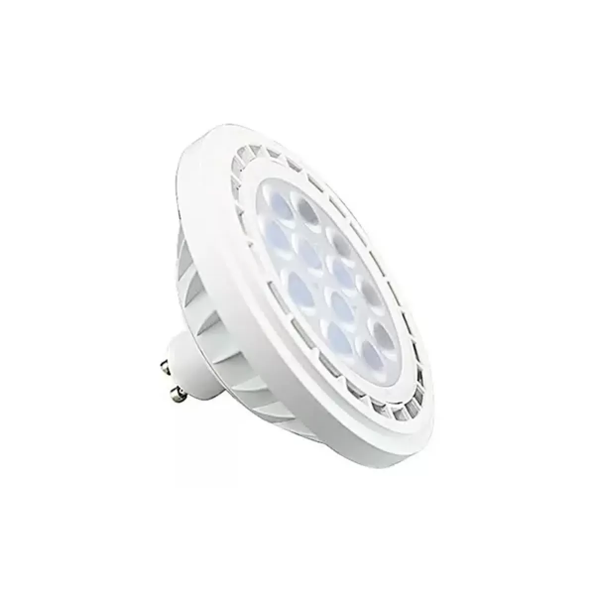 Lampada LED Dicroica GU10 AR111 12w Branco Quente