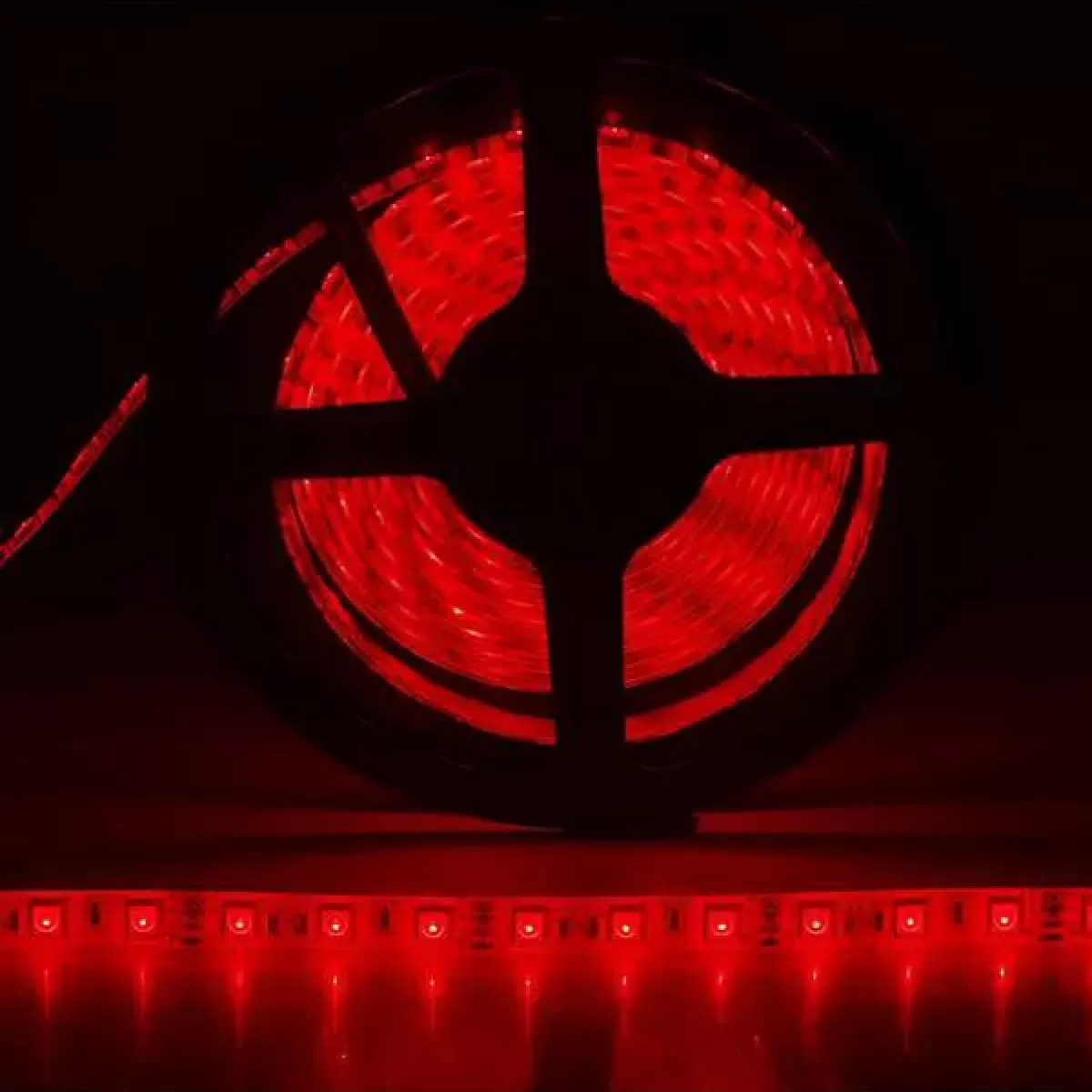 Fita de Led 3528 120 Leds IP20 Rolo 5m Vermelho 12v