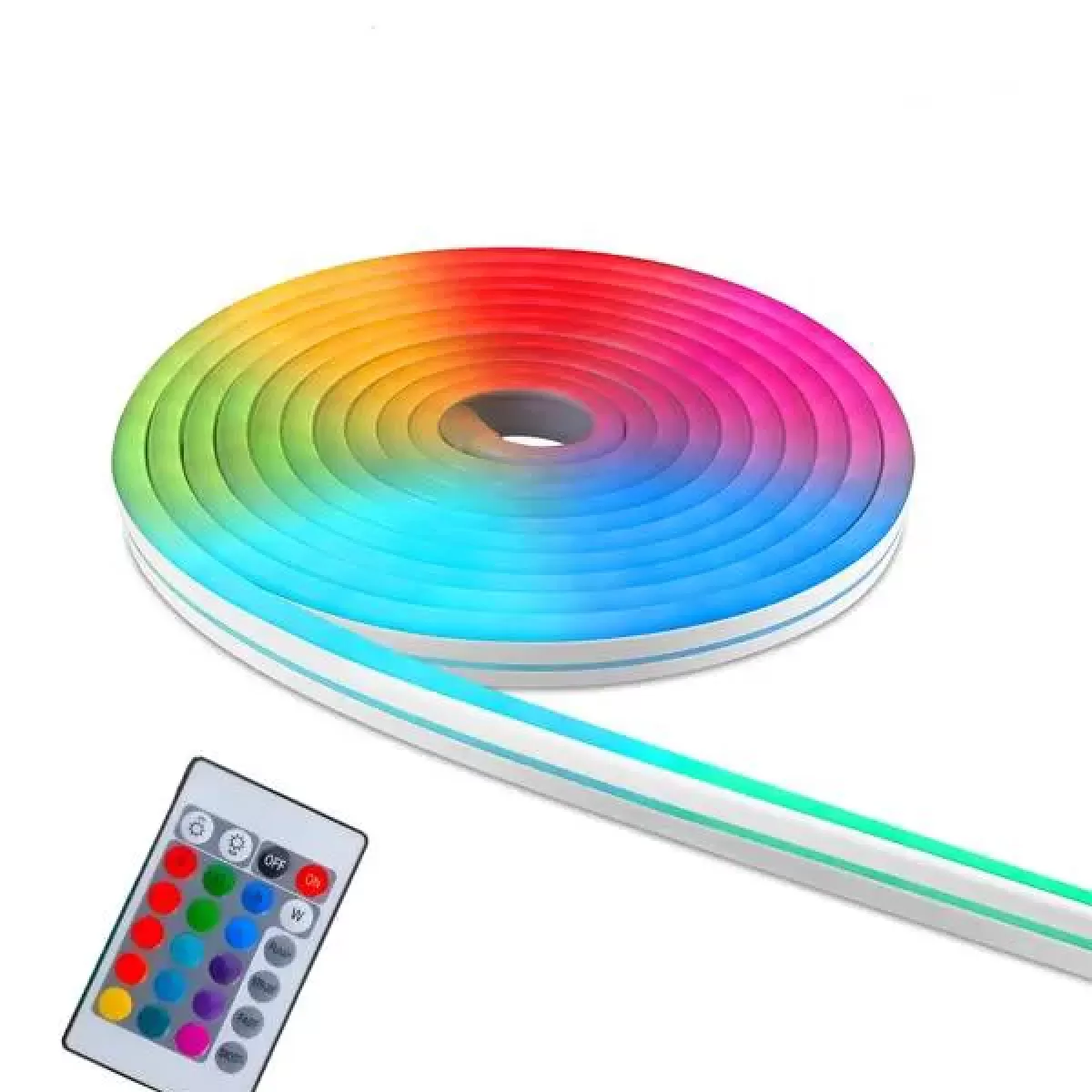 Fita de Led Neon IP67 Rolo 5m Rgb 12v