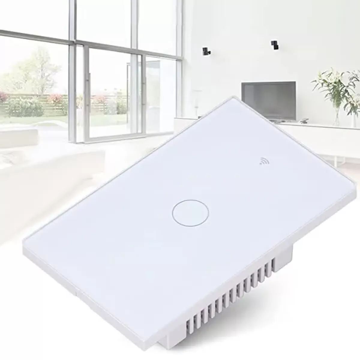 Interruptor Smart Wifi Touch 1 Botão Branco