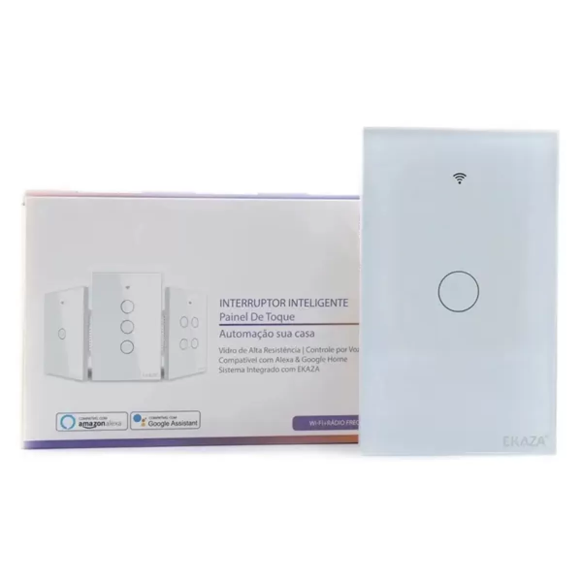 Interruptor Smart Wifi Touch 1 Botão Branco