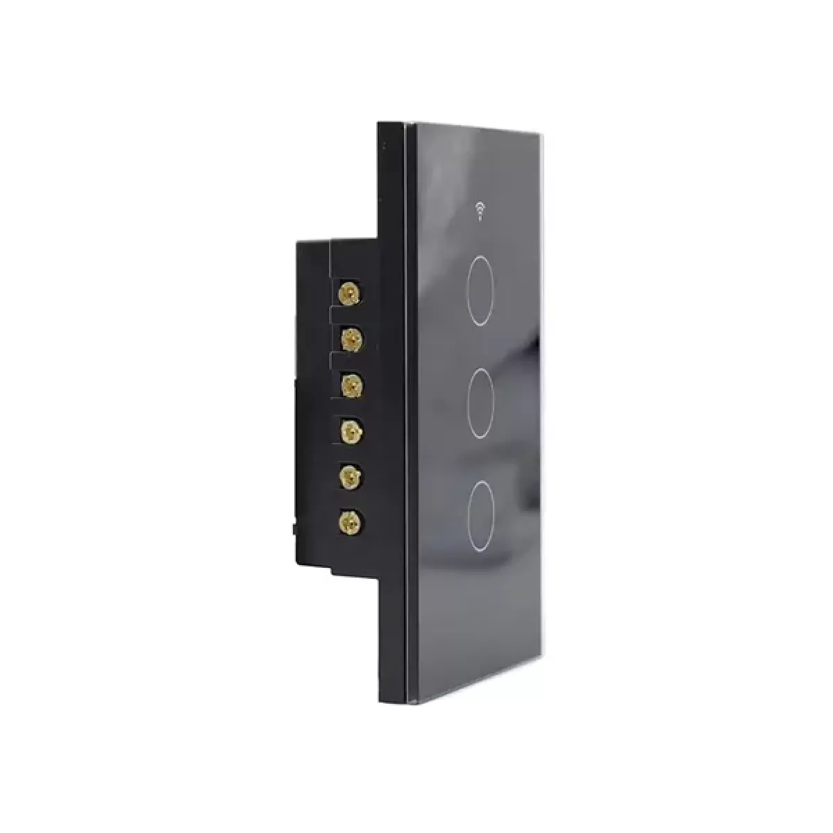Interruptor Smart Wifi Touch 3 Botões Preto