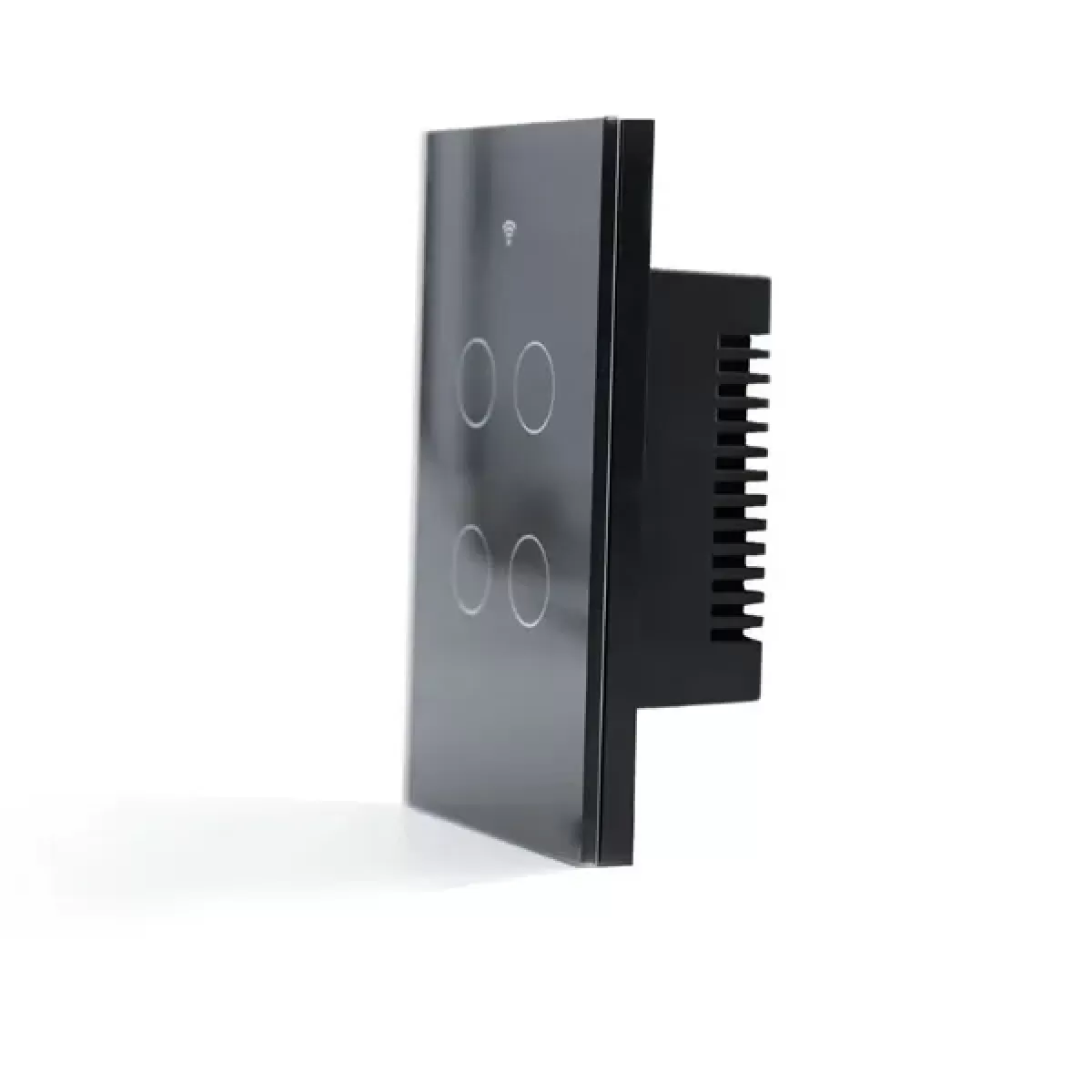 Interruptor Smart Wifi Touch 4 Botões Preto