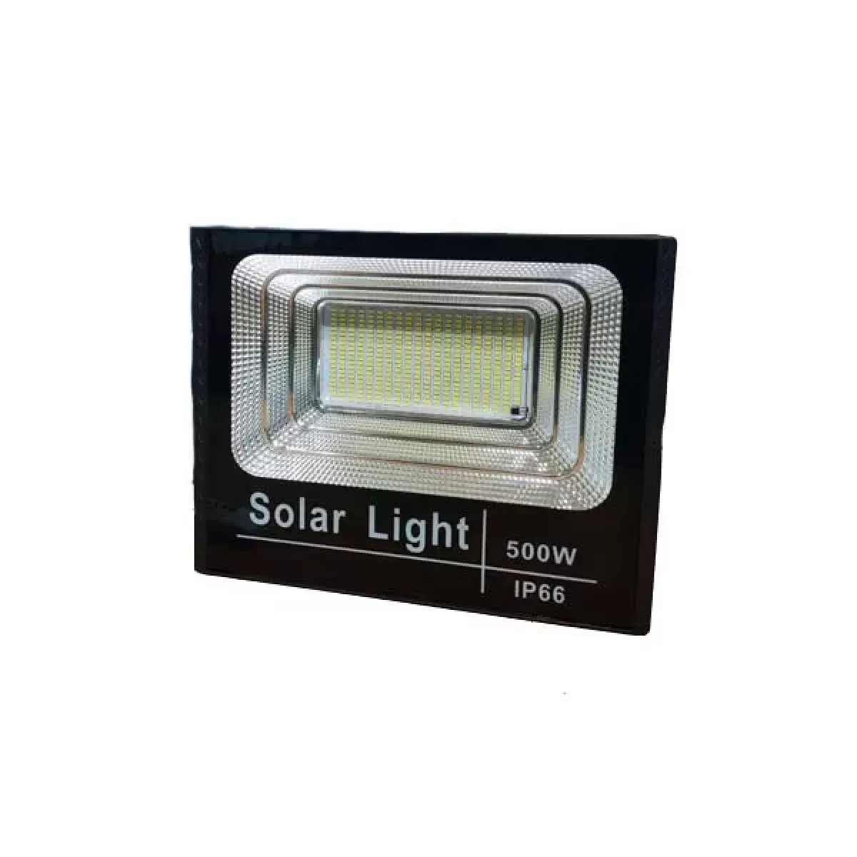 Refletor Solar LED 500W Auto Recarregável Branco Frio