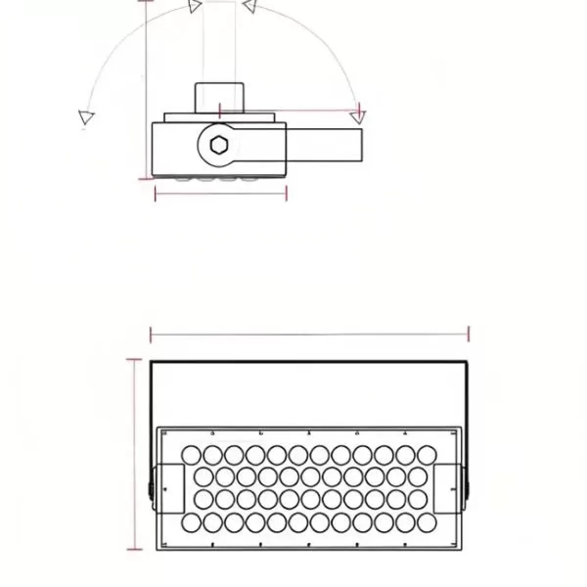 Refletor LED 150w Modular Alta Performance Antisurto 150LM/W