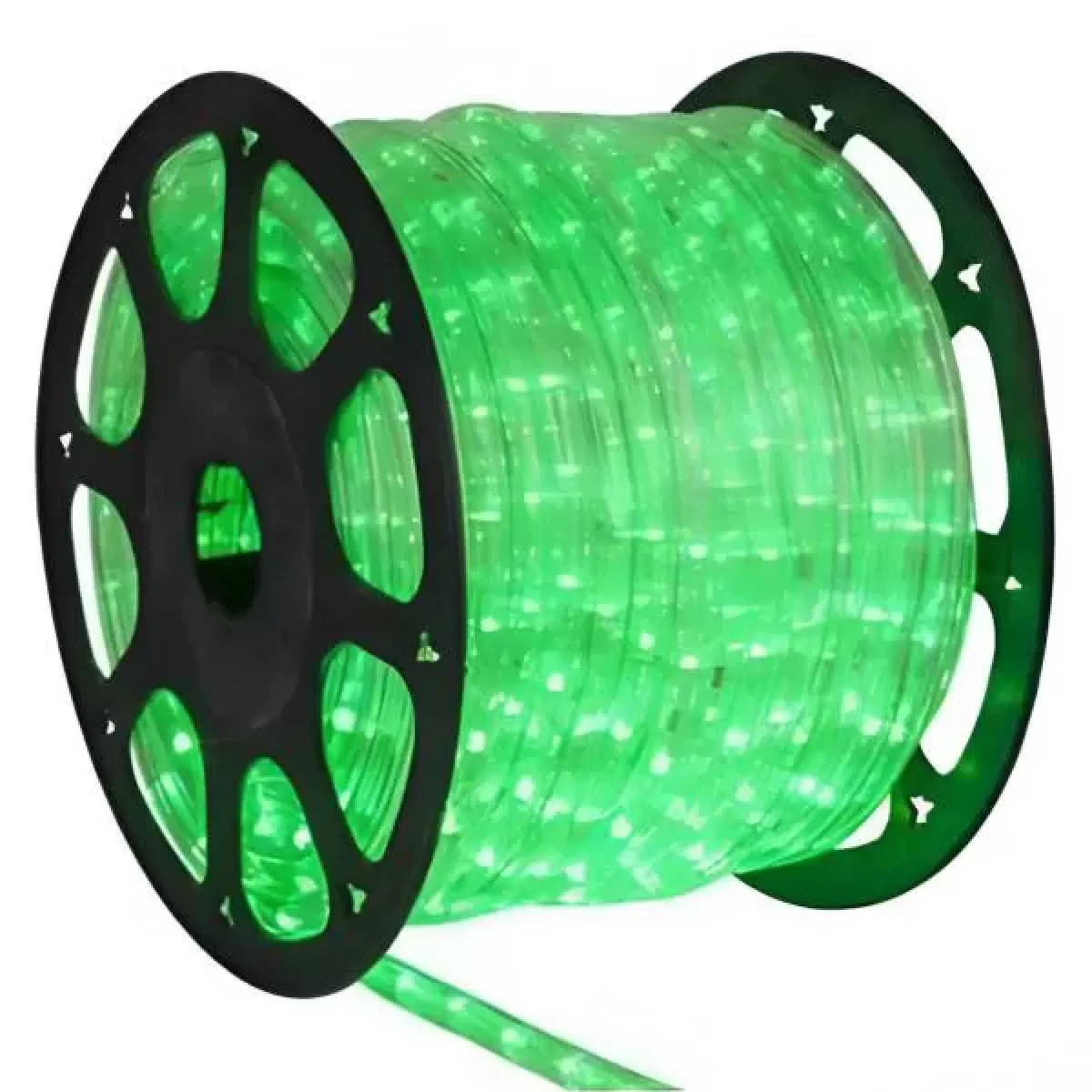 Rolo Mangueira de LED 100 Metros 13mm 36 leds/metro Verde 110v