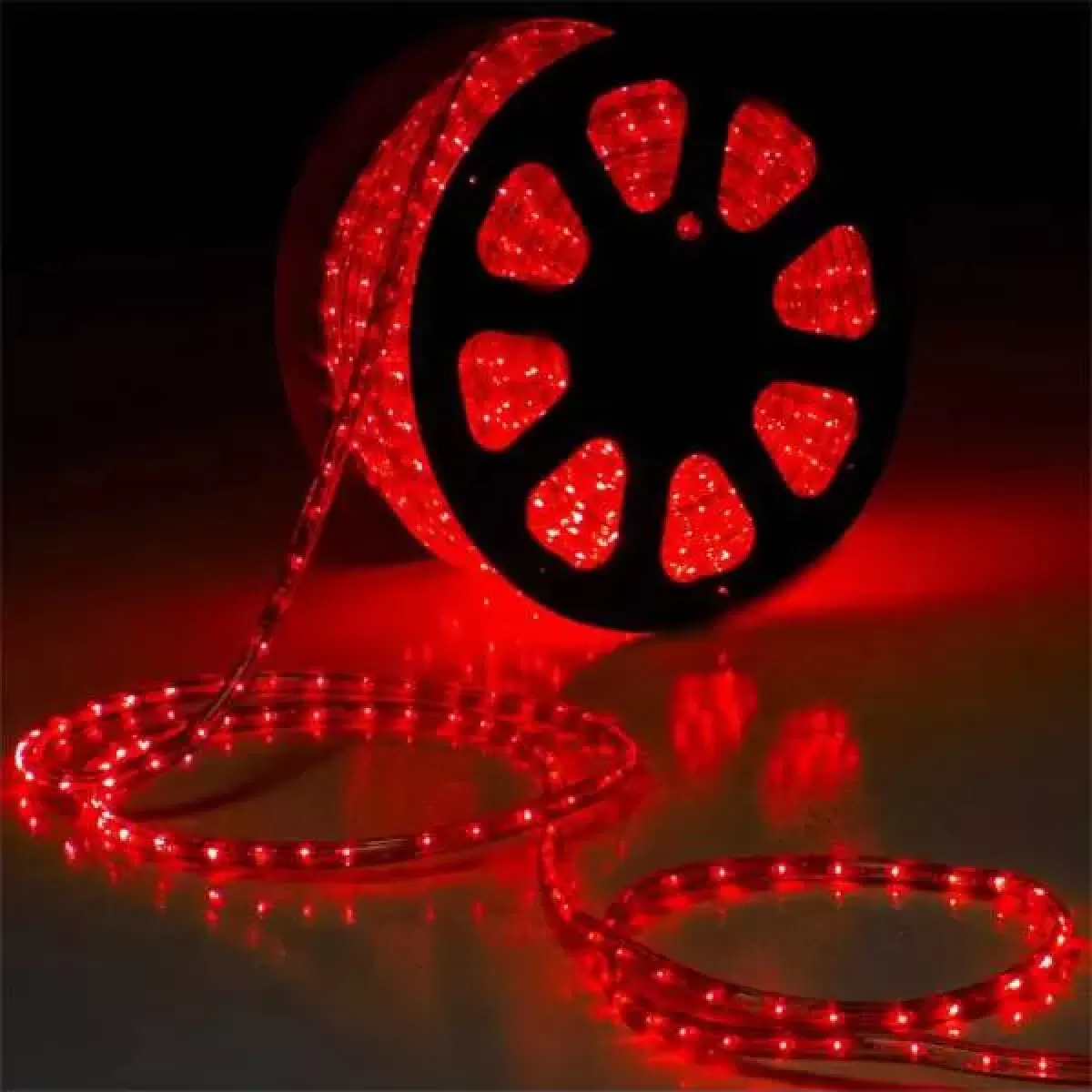 Rolo Mangueira de LED 100 Metros 12 mm 30 leds/metro Vermelho 220v