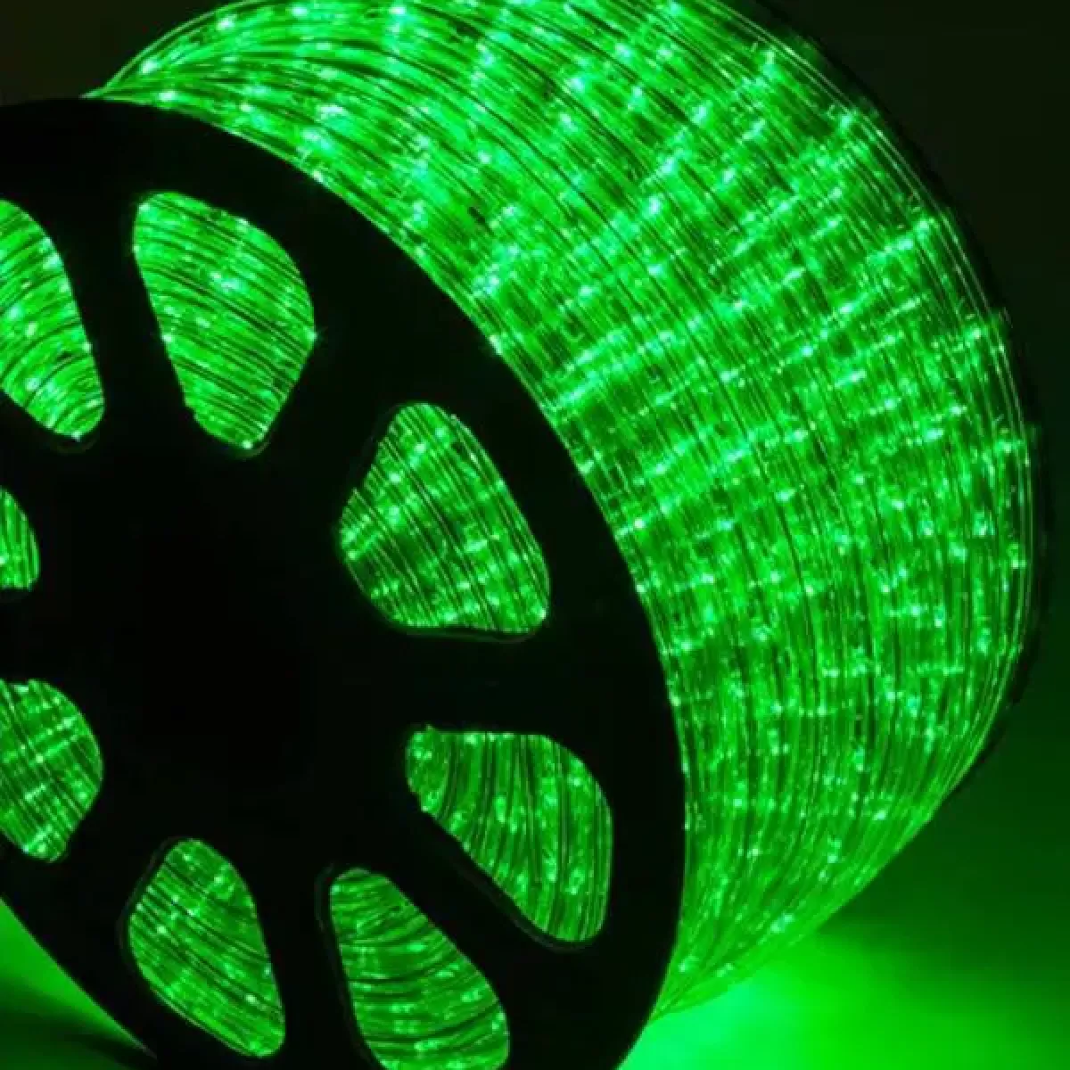 Rolo Mangueira de LED 100 Metros 12 mm 30 leds/metro Verde 110v