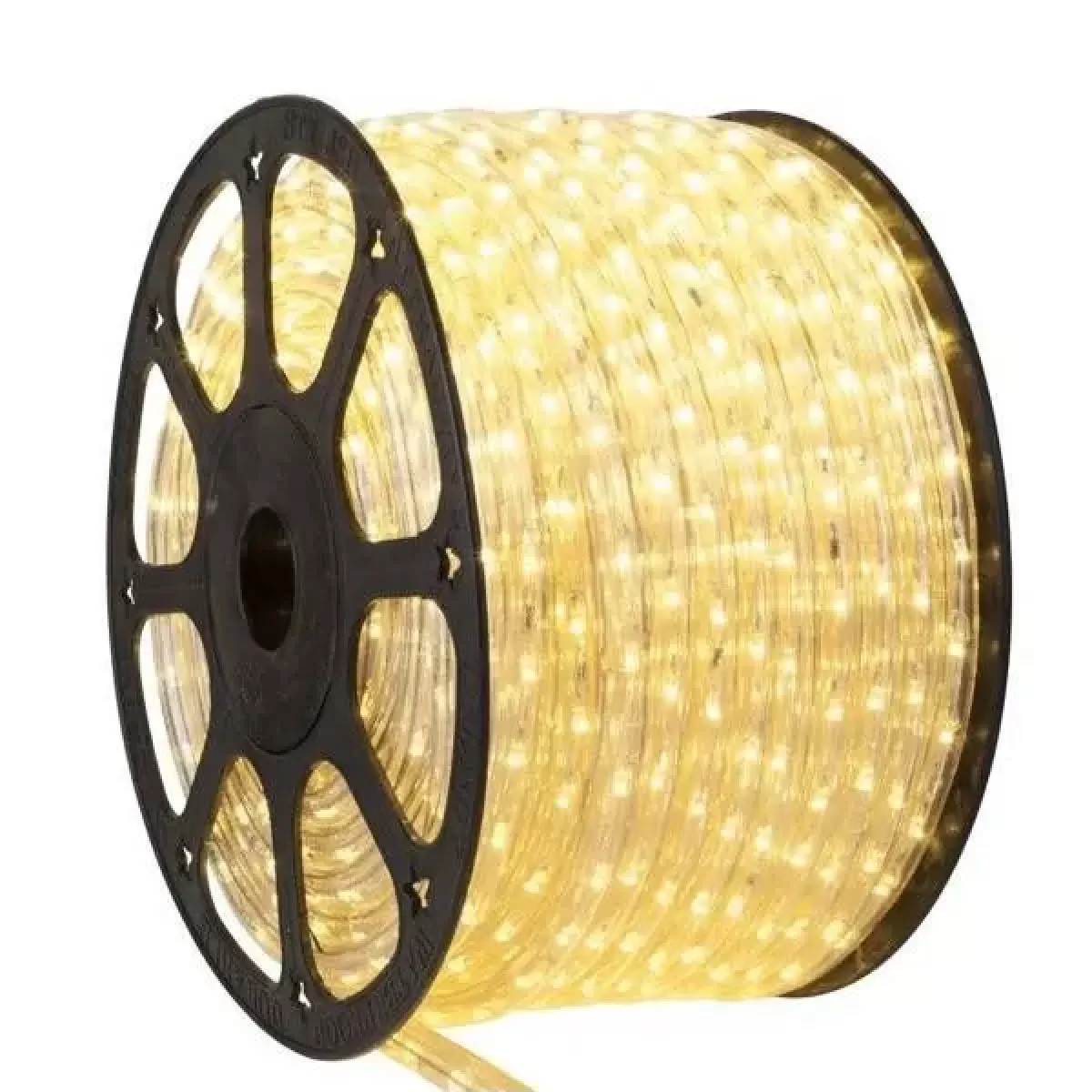 Rolo Mangueira de LED 100 Metros 12 mm 30 leds/metro Branco Quente 220v