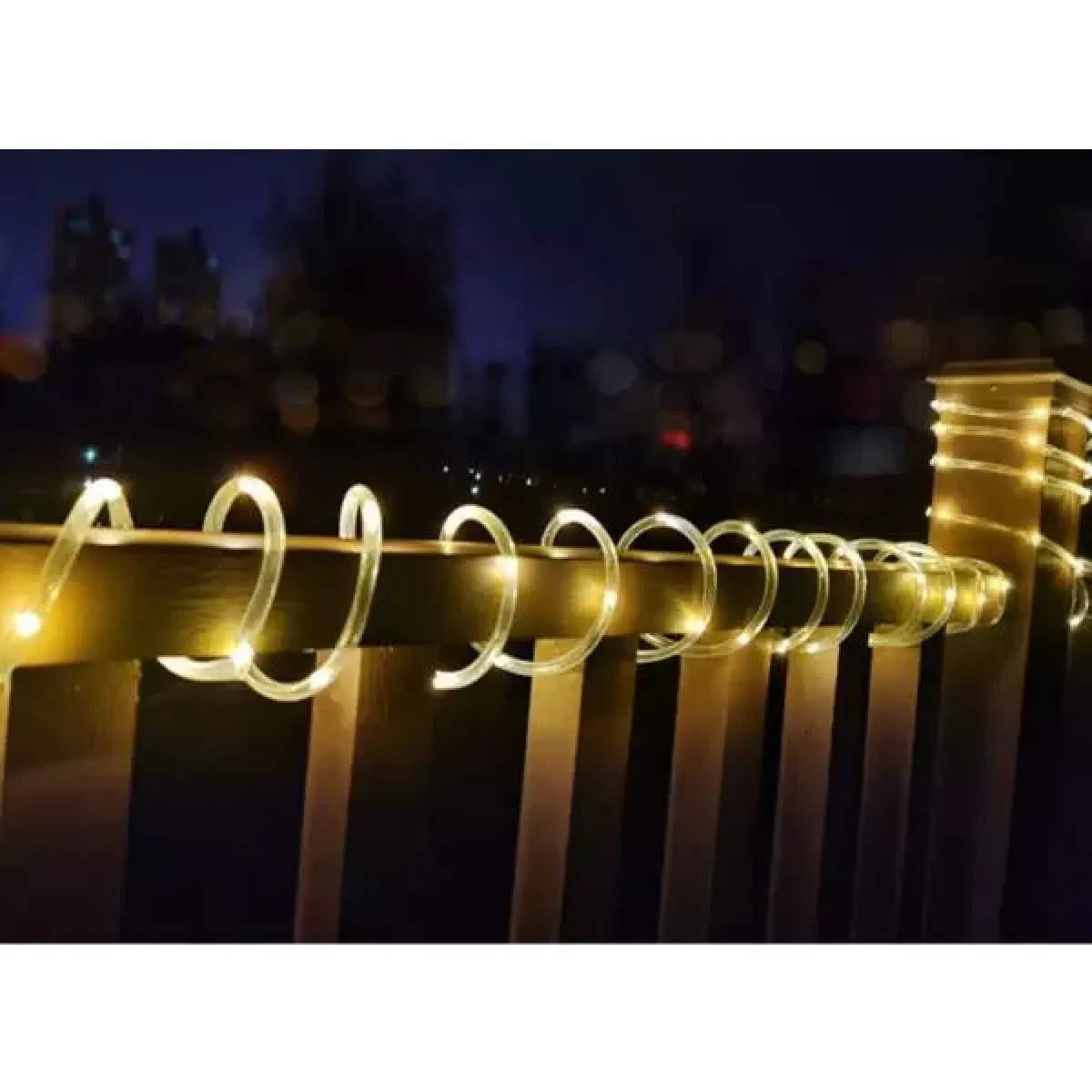 Rolo Mangueira de LED 100 Metros 12 mm 30 leds/metro Branco Quente 110v