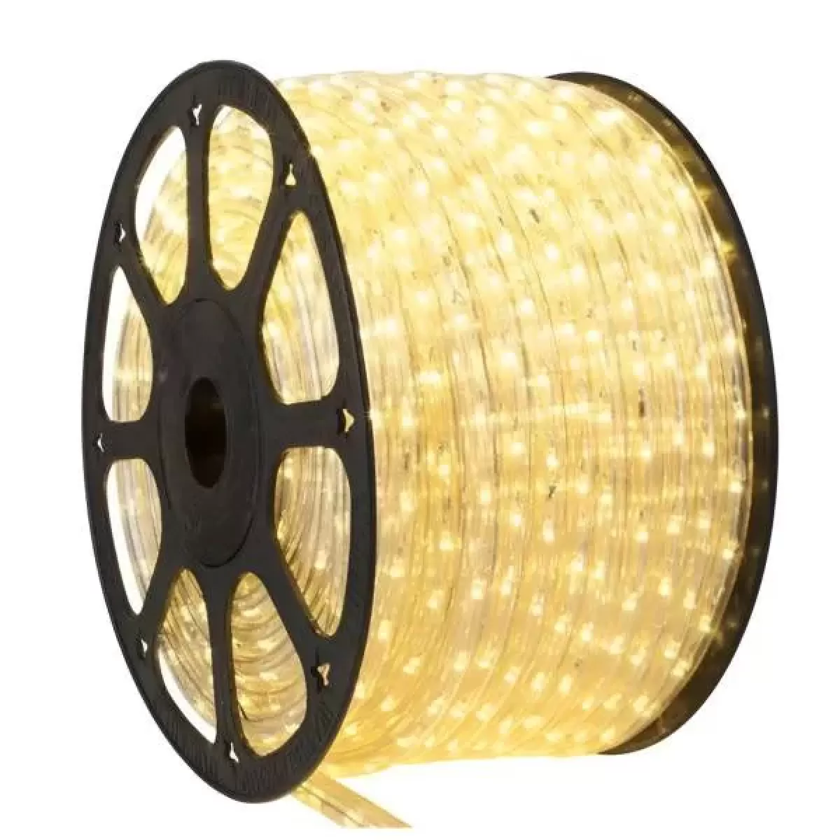 Rolo Mangueira de LED 100 Metros 12 mm 30 leds/metro Branco Quente 110v
