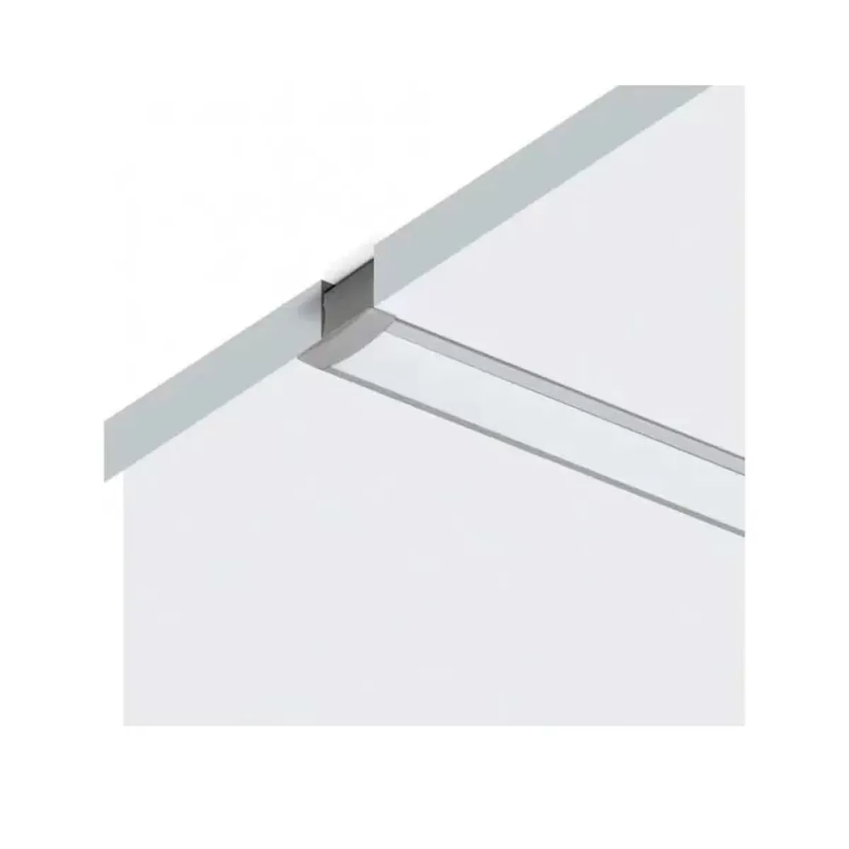 Perfil de LED Embutir Alumínio Natural 3 Metros 40x25mm
