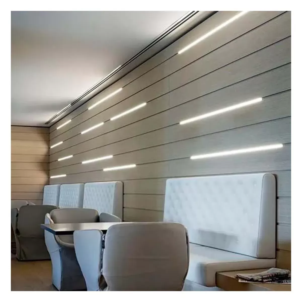 Perfil de LED Embutir Alumínio Natural 3 Metros 40x25mm