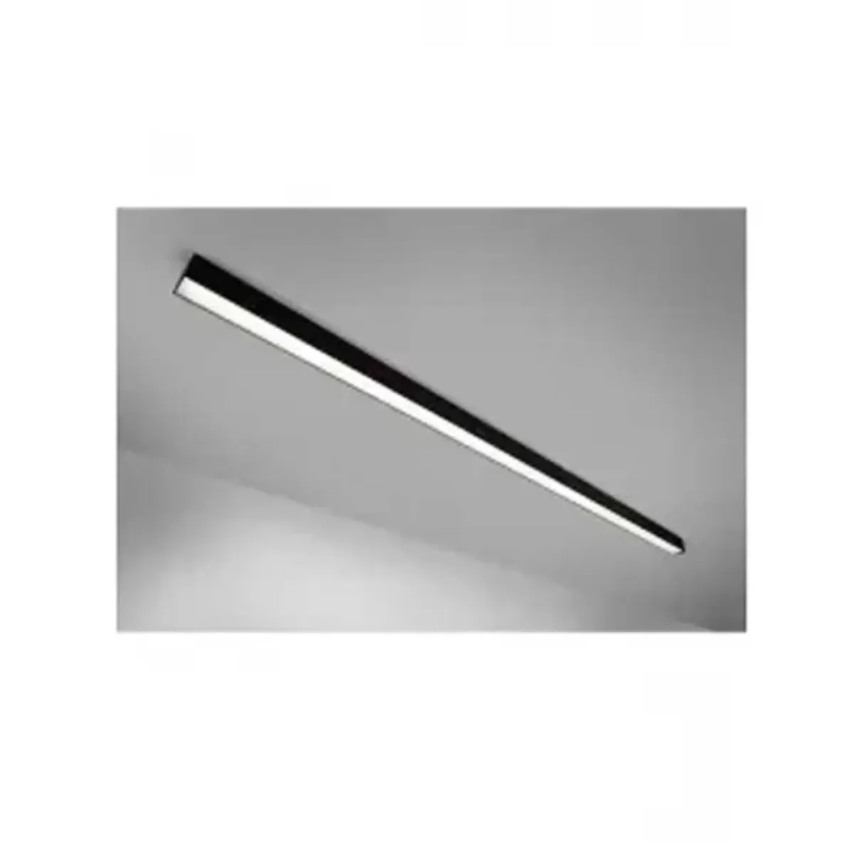 Perfil de LED Sobrepor Preto 3 Metros 20x22mm
