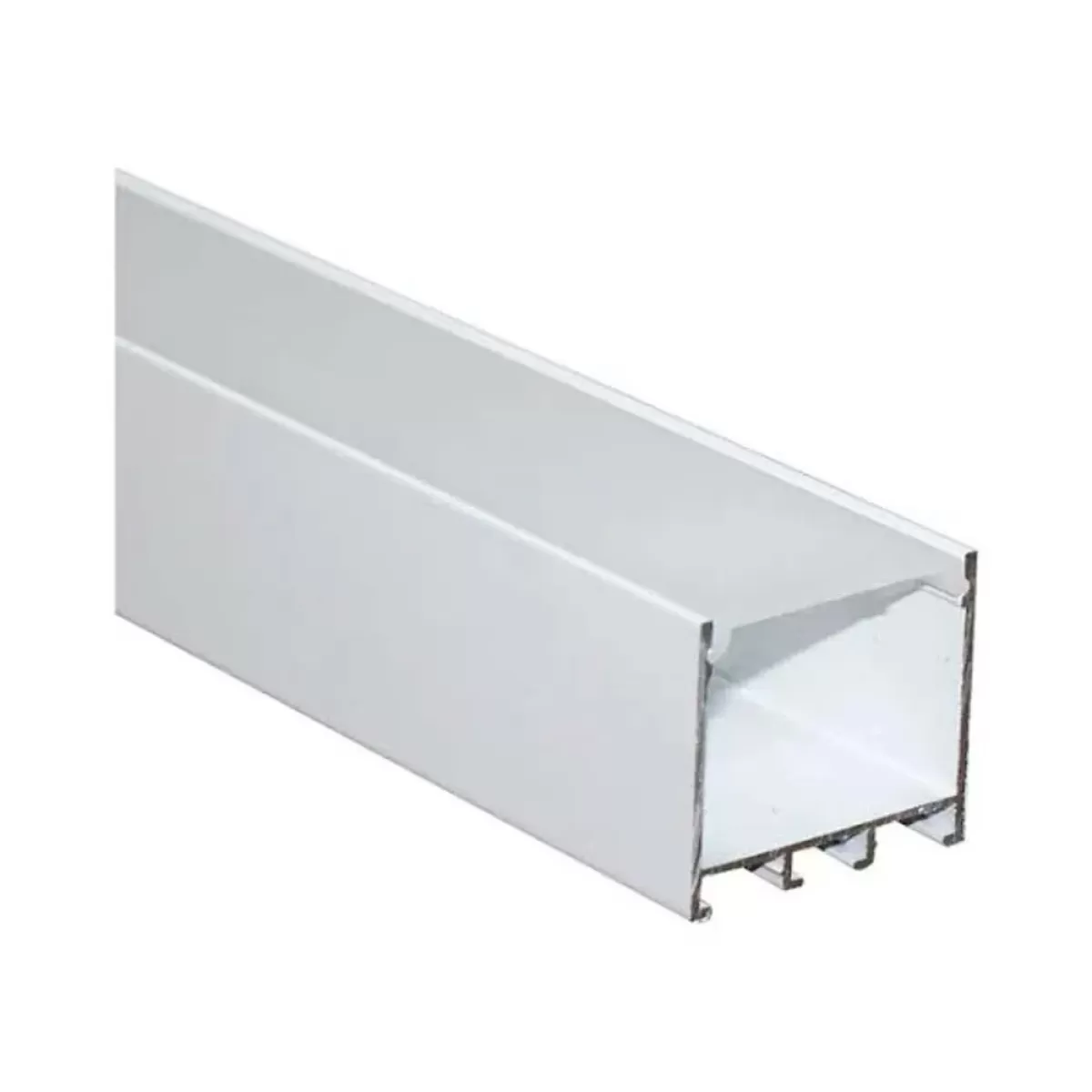 Perfil de LED Sobrepor Branco 2 Metros 35x35mm