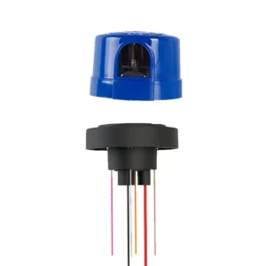 Base para Rele Embutir Anel Metálico para Relé Fotoeletrico 7 pinos