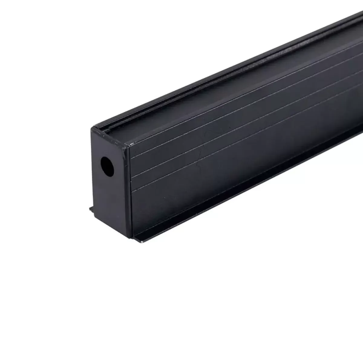 Trilho Magnetico Embutido 2 metros Preto