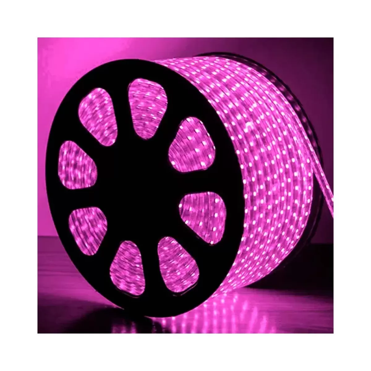Rolo Mangueira de LED 100 Metros 13mm 36 leds/metro Rosa 110v