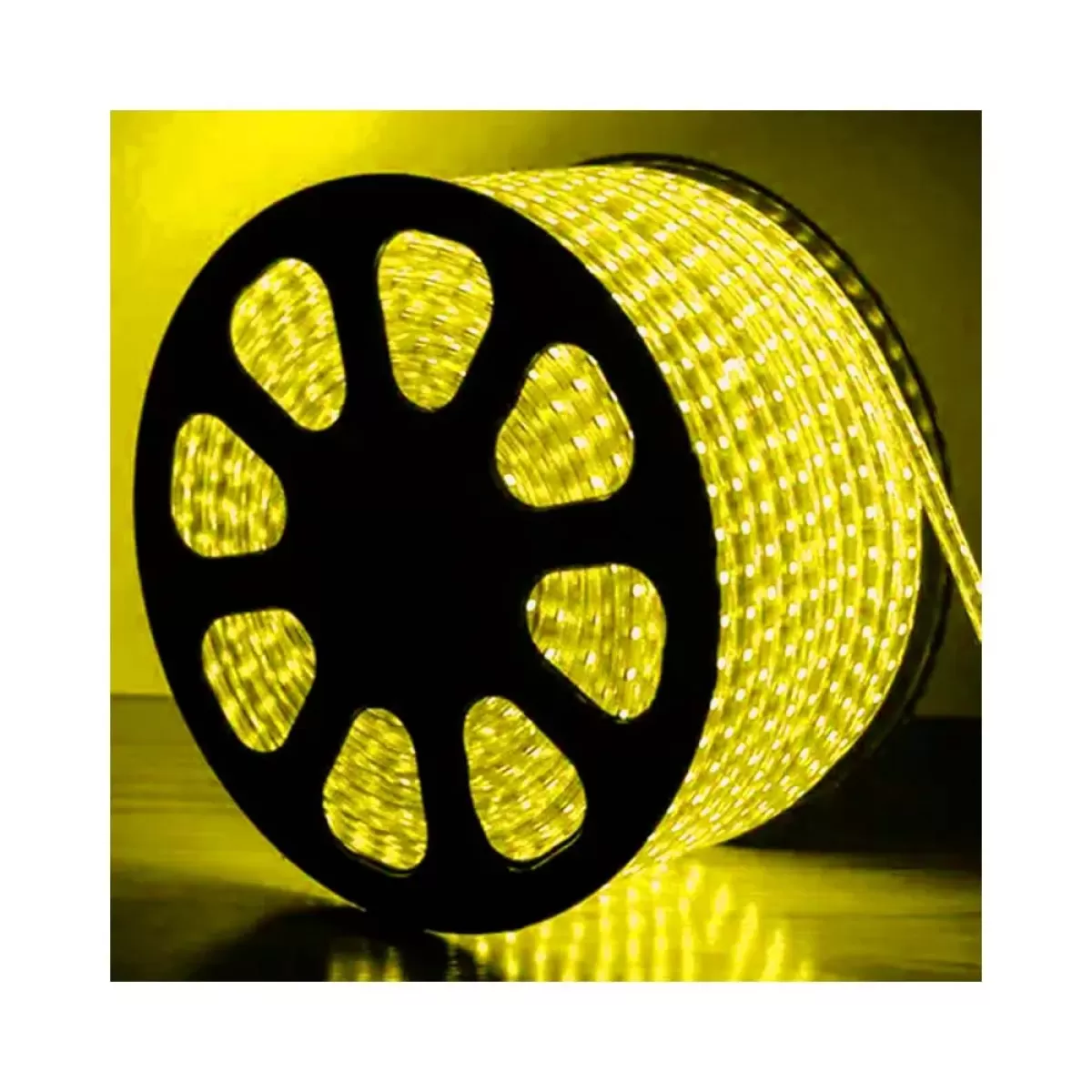 Rolo Mangueira de LED 100 Metros 13mm 36 leds/metro Amarelo 220v