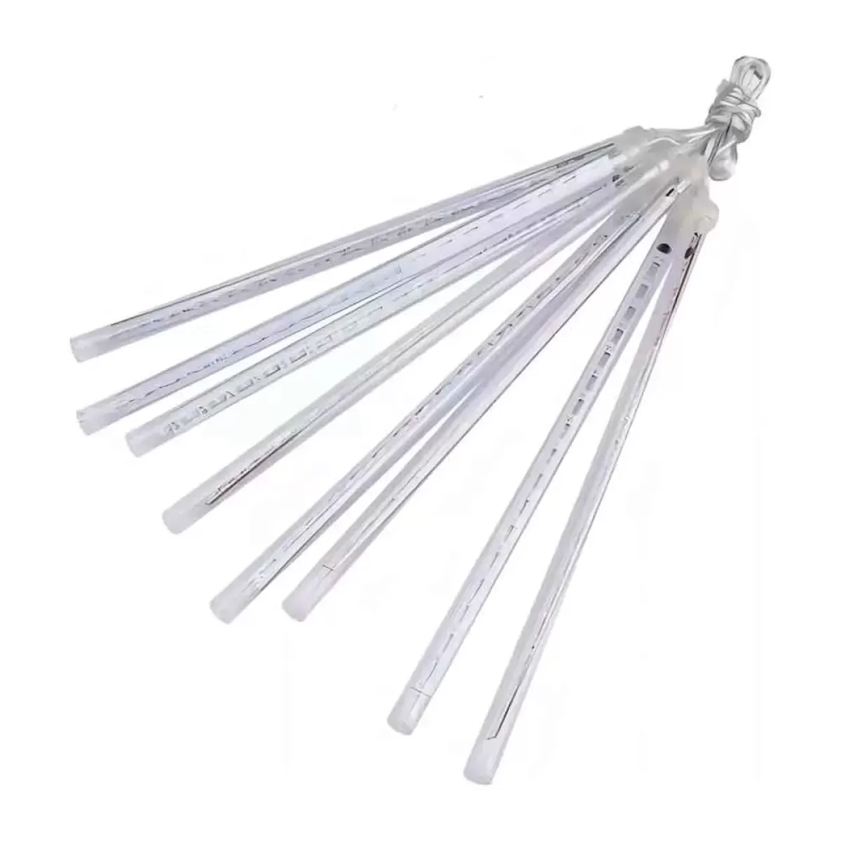 Kit 8 Bastões Chuva de Meteoro 50cm Snowfall Colorido Bivolt